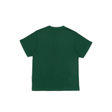 Gugoogu Contrast Stitch Minimalist Logo Slim Fit T-Shirt | Forest Green | Hong Kong Original Design