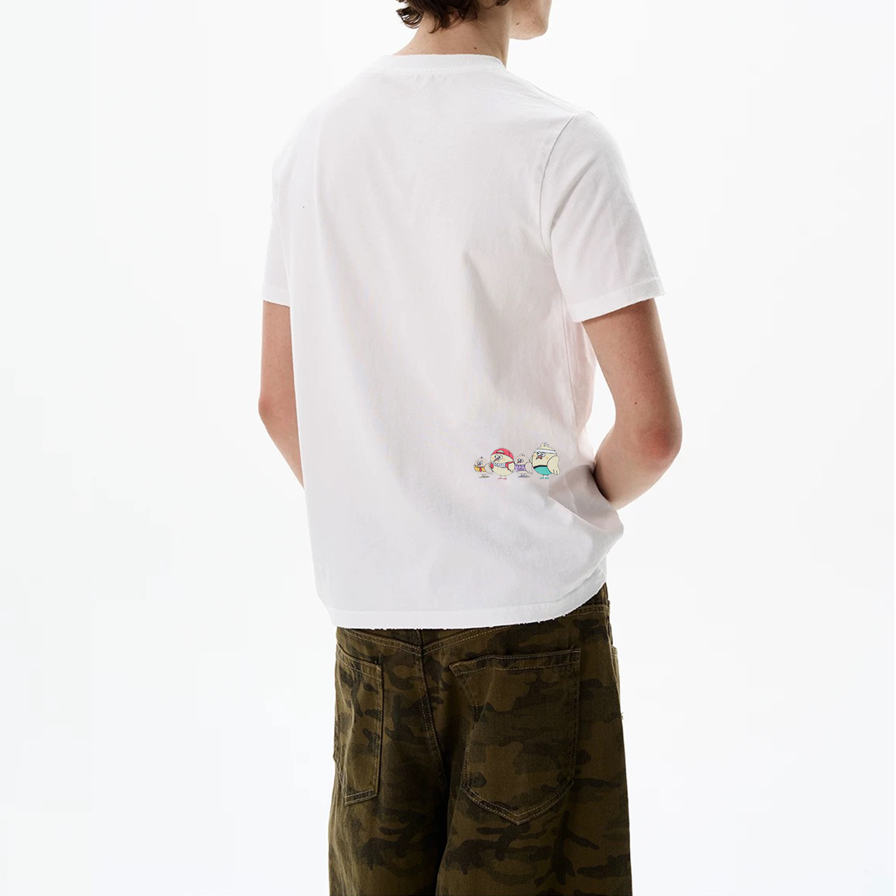 Female BackPrint  Gubi T-shirt | White | Hong Kong Original Design