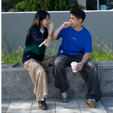 Gugoogu Classic Logo Pure Cotton Slightly Loose Polo Shirt | Forest Green | Hong Kong Original Design