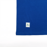 Gugoogu Contrast Stitch Minimalist Logo Slim Fit T-Shirt | Blue | Hong Kong Original Design