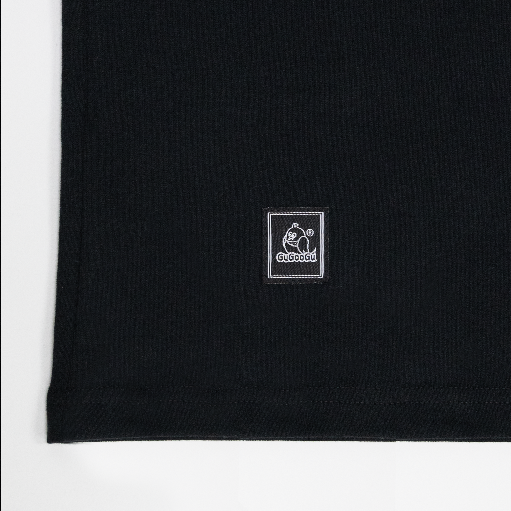 Double-sided printpocket T-shirt | Black | Hong Kong Original Design