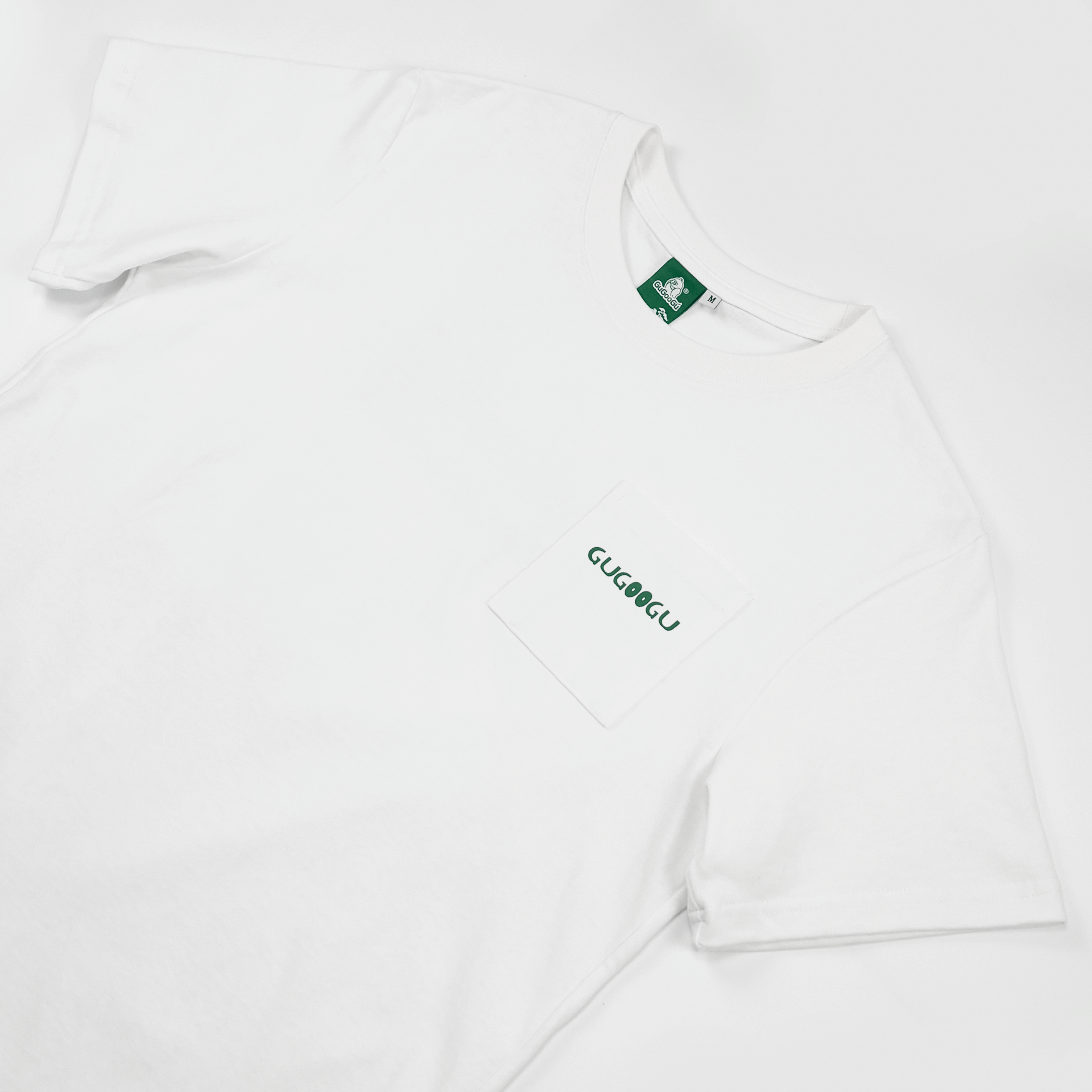 Double-sided printpocket T-shirt | White | Hong Kong Original Design