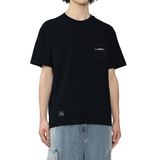 Double-sided printpocket T-shirt | Black | Hong Kong Original Design