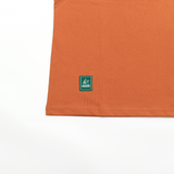 Gugoogu Contrast Stitch Cursive Logo Pocket Slim Fit T-Shirt | Orange | Hong Kong Original Design