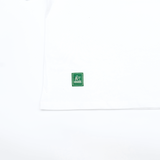 Gugoogu Contrast Stitch Cursive Logo Pocket Slim Fit T-Shirt | White | Hong Kong Original Design