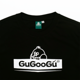 Gugoogu Peeking Bird Box Logo Slim Fit T-Shirt | Black | Hong Kong Original Design