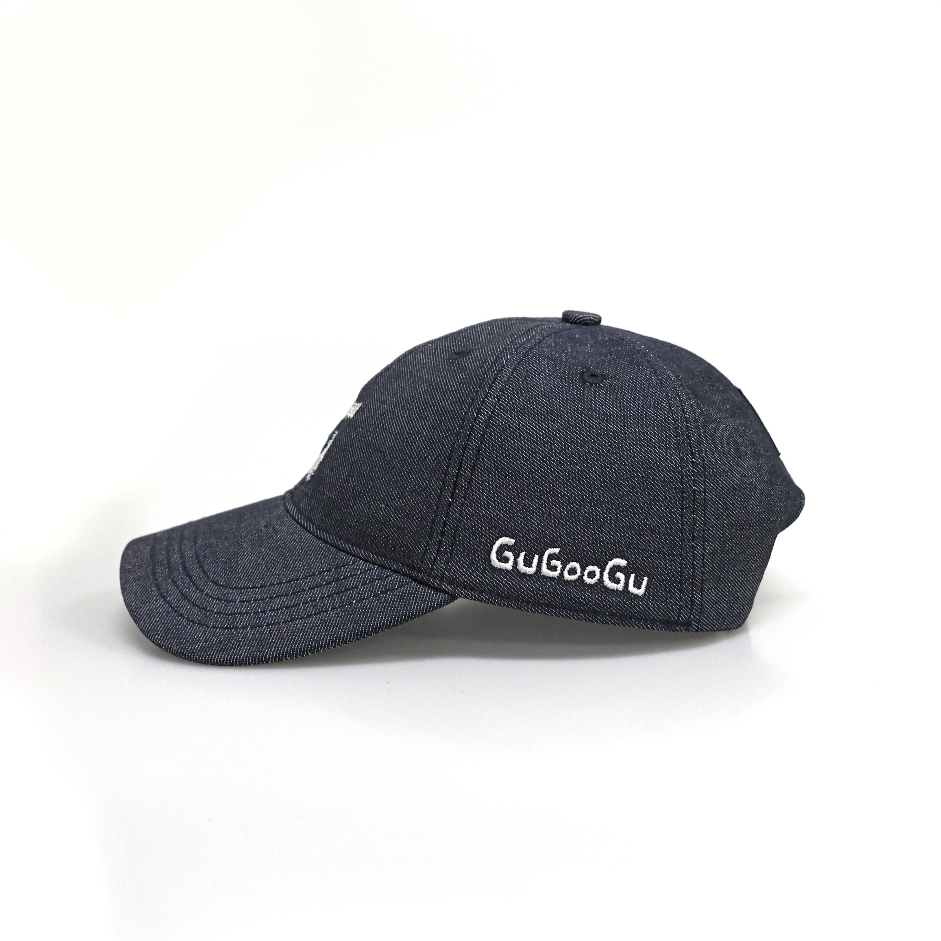 GUGOOGU 精美刺繡棒球帽 簡約百搭鴨舌帽 中性款牛仔帽 低調個性風格