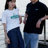 Gugoogu Peeking Bird Box Logo Slim Fit T-Shirt | White | Hong Kong Original Design