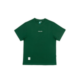 Gugoogu Contrast Stitch Minimalist Logo Slim Fit T-Shirt | Forest Green | Hong Kong Original Design