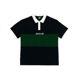 Gugoogu Classic Logo Pure Cotton Slightly Loose Polo Shirt | Forest Green | Hong Kong Original Design