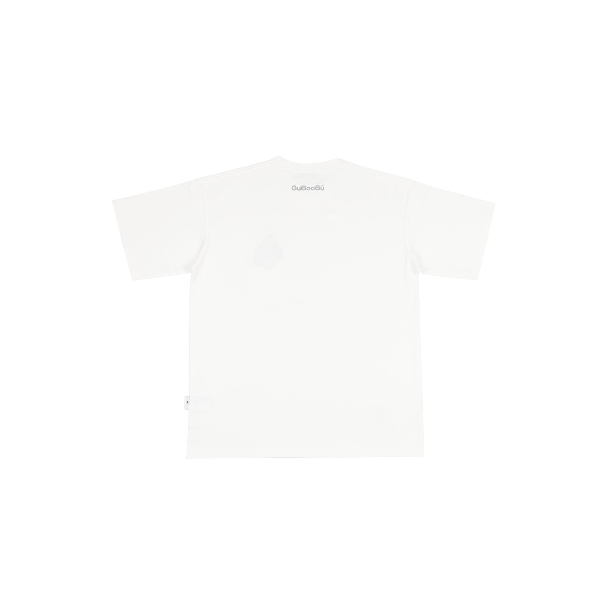 Gubi刺繡口袋T恤 | 白色 | 香港原創設計