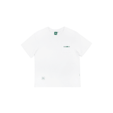 這是GUGOOGU的雙面印花白色口袋T恤，根據男女體型的差異設計了兩種款式，更加貼合你的體型。